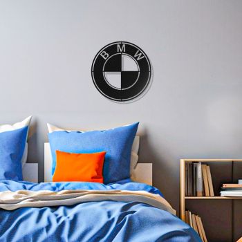 Décoration murale en métal -  Logo BMW