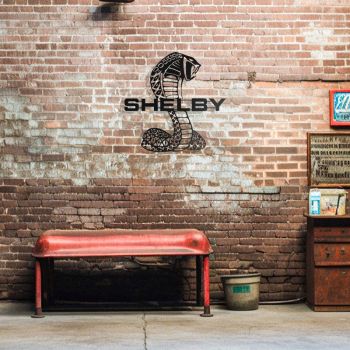 Décoration murale en métal -  Logo Shelby