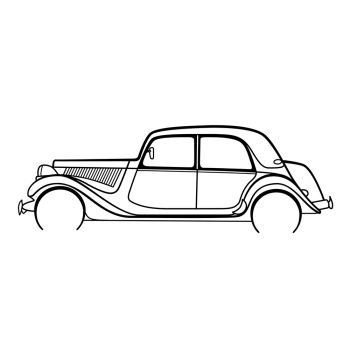 Citroën Traction avant 1954 - 120 cm