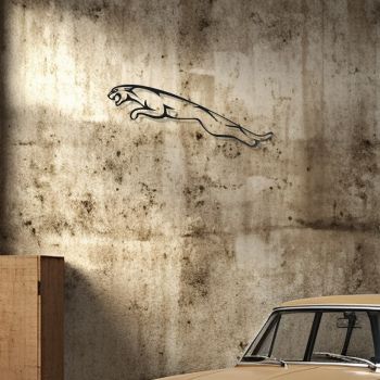 Décoration murale en métal -  Logo Jaguar