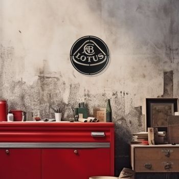 Décoration murale en métal -  Logo Lotus