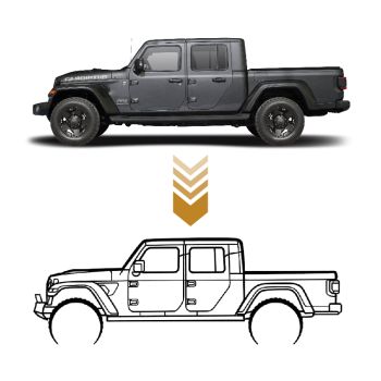 Votre voiture sur mesure - Jeep Gladiator
